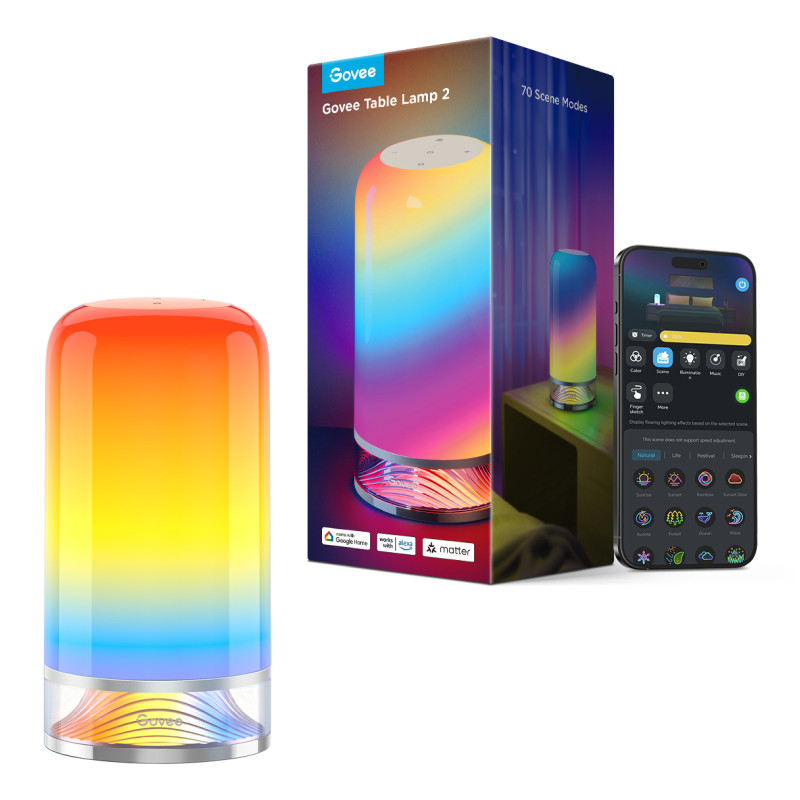 Govee Lampe de Table RGBICWW 500 Lumen H6022