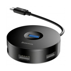 Baseus Hub Type C vers USB3.0+USB2.0 Black BAS284258