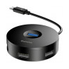 Baseus Hub Type C vers USB3.0+USB2.0 Black BAS284258