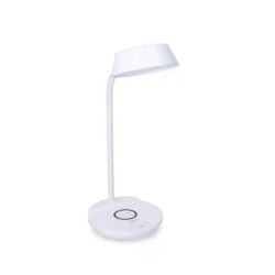 Inovalley Lampe Bureau LED Bluetooth Chargeur Induction INLACHARG02W