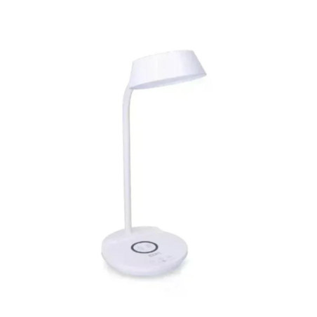Inovalley Lampe Bureau LED Bluetooth Chargeur Induction INLACHARG02W