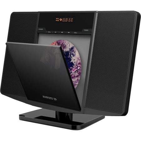 Avenzo Micro Chaîne HiFi CD/USB/SD/FM Noir AV6020NG