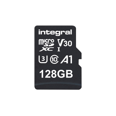 Integral Carte microSD 128GB 4K 100MB/s INMSDX128G-100/90V30