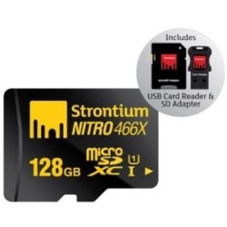 Strontium MicroSD 128GB Nitro avec adaptateur