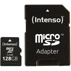 Intenso Carte MicroSD 64GB Class 10 + Adaptateur