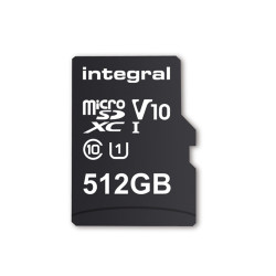 Integral Carte MicroSDXC 512GB Classe 10 MICSDTAB512GB