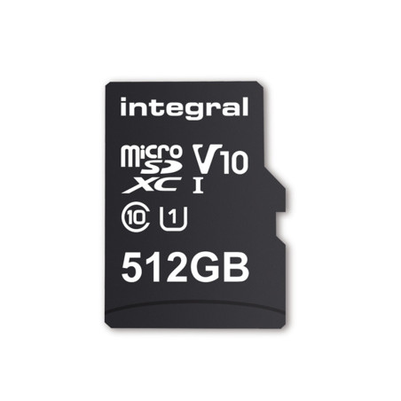 Integral Carte MicroSDXC 512GB Classe 10 MICSDTAB512GB