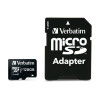 Verbatim Carte MicroSD 128GB Classe 10 + Adaptateur