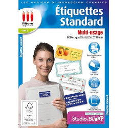 Papier Étiquette Standard Micro Application 5057