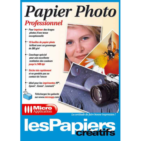 Micro Application Papier Photo Brillant A4 270g 25F 5079
