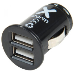 Xtorm Chargeur Voiture USB Double Noir XTOXPD04
