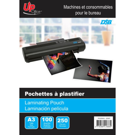 DSB Pochettes Plastiques A3 250 microns P100