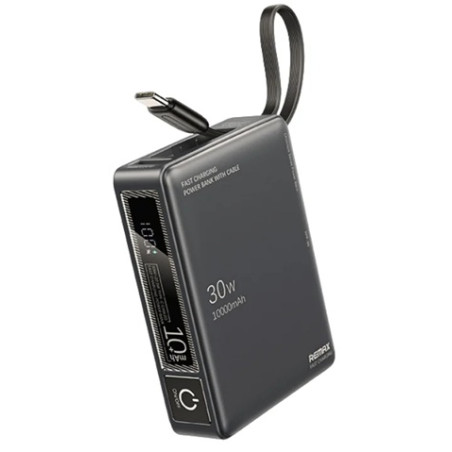 Remax Powerbank 10000mAh 30W Câble C RPP-86 Gris