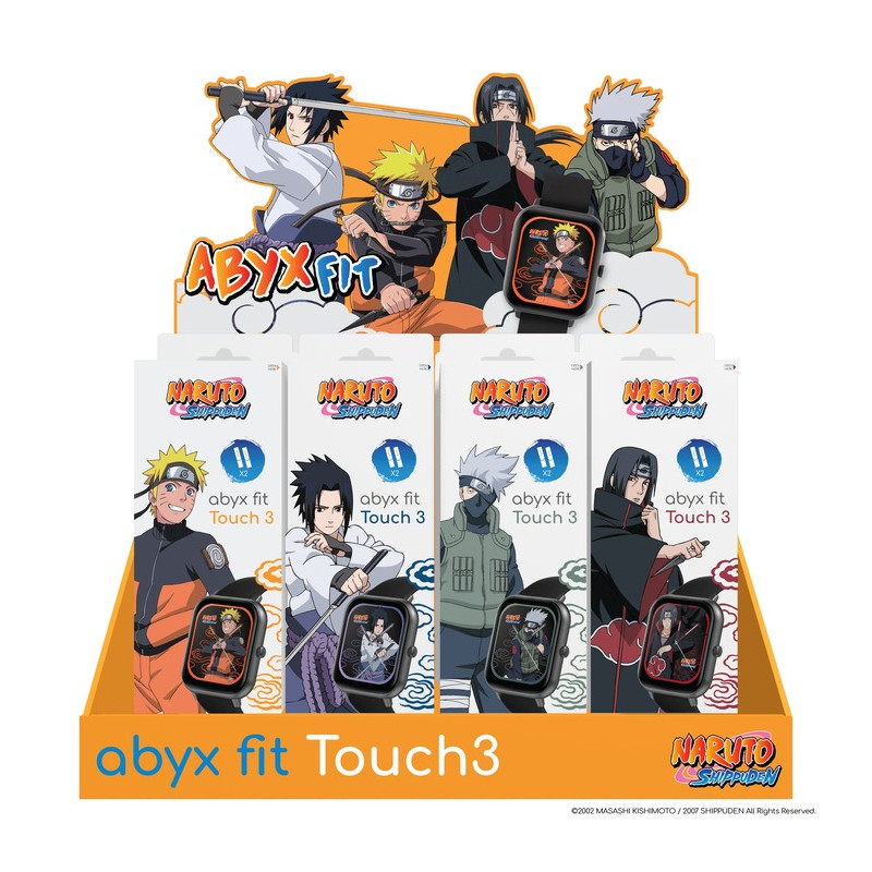 Abyx Présentoir 12 Montres Connectées Naruto Touch 3 PRES_ABX36782