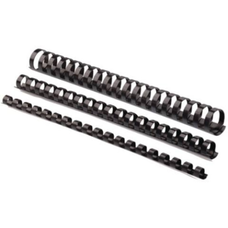 Fellowes Peignes Plastiques Reliure 22mm Noir P50 5348103