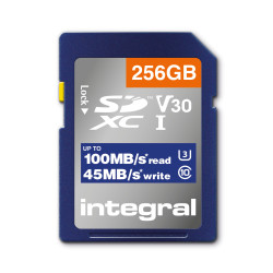 Integral Carte SD 256GB CL10 100MB/s 4K