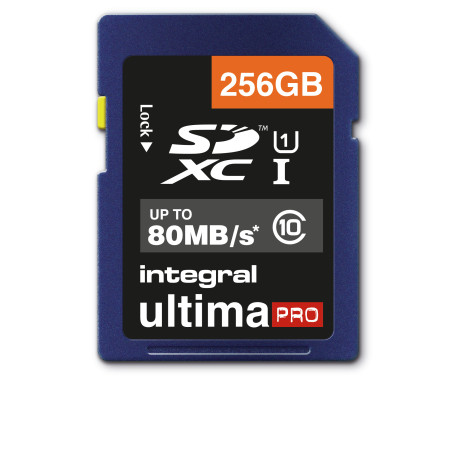 Integral Carte SD 256GB Classe 10 80MB/s SDCARD256GB