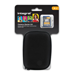 Integral Carte SD 4GB avec Sacoche SDCARD4GBBUNDLE