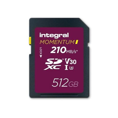 Integral Carte SD 512GB Class 10 80MB/s INSDX512G-210/180V30