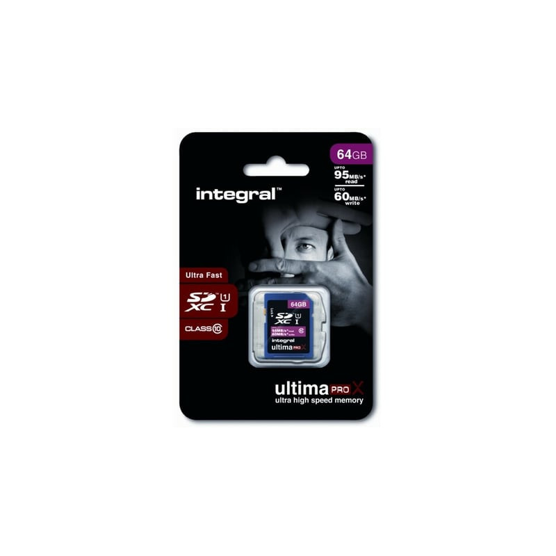 Integral Carte SD 64GB Classe 10 60MB/s