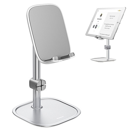 Baseus Support Smartphone et Tablette Bureau Silver BAS288010